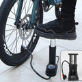 Portable Mini Bike Pump – Foot Activated Floor Pump with Gauge for Bicycle & E-Bike