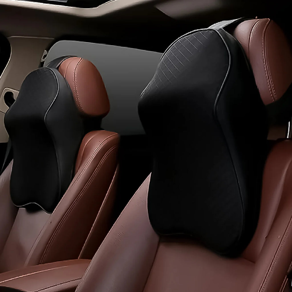 Car Neck Pillow – Memory Foam Head & Cervical Support Cushion for Driving (1 Pc)