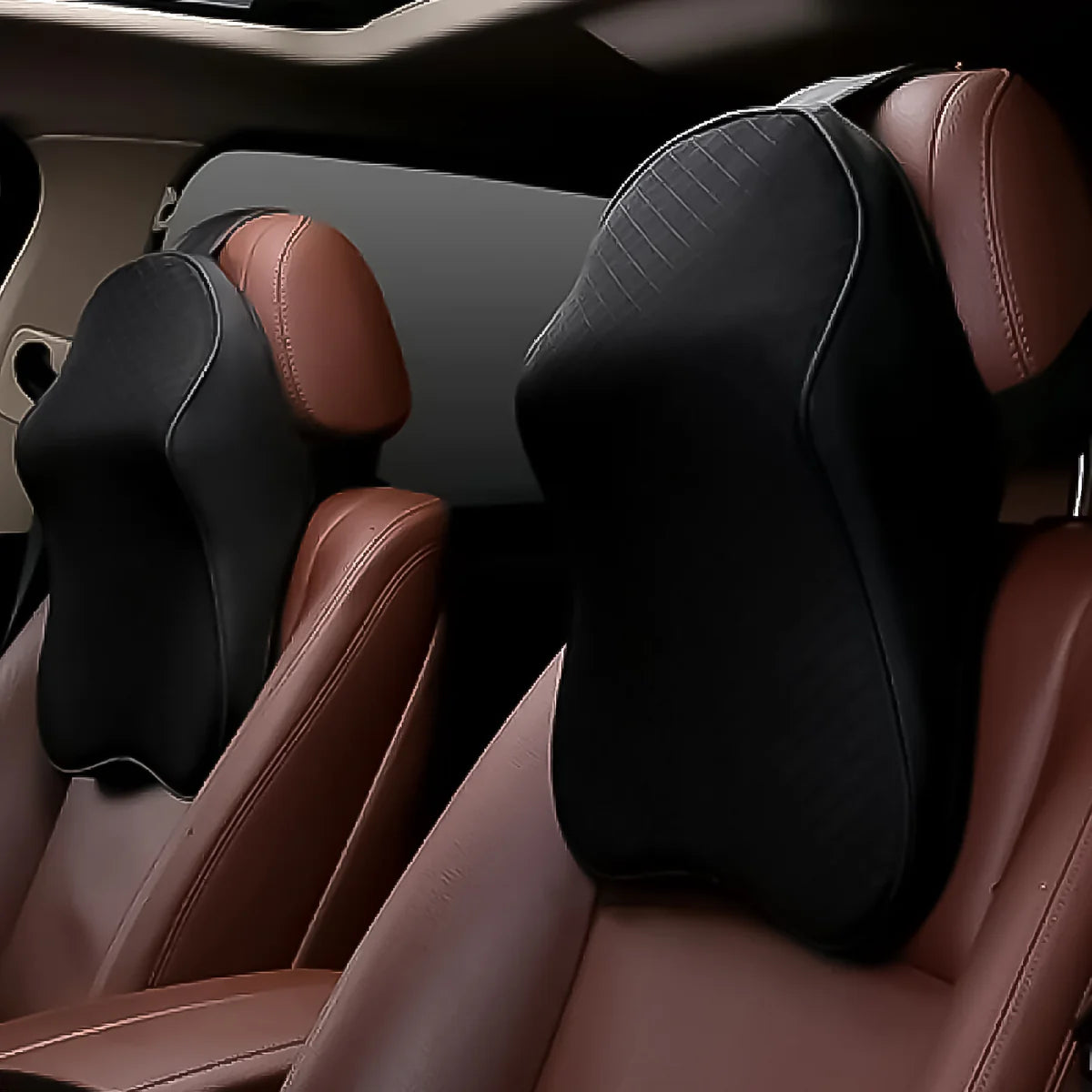 Car Neck Pillow – Memory Foam Head & Cervical Support Cushion for Driving (1 Pc)