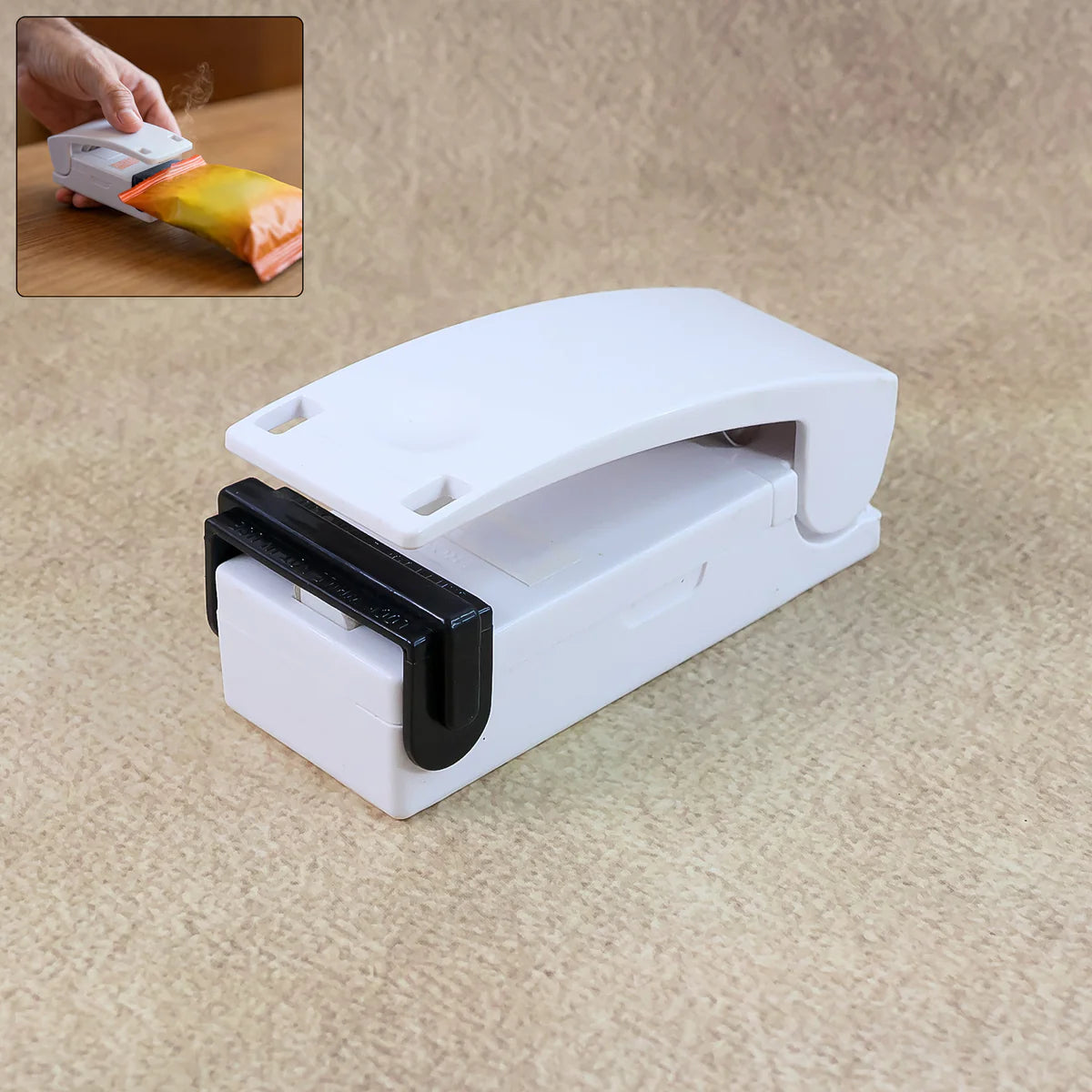 Portable Mini Heat Sealer Machine for Plastic Bags – Handheld Battery Operated Bag Sealer