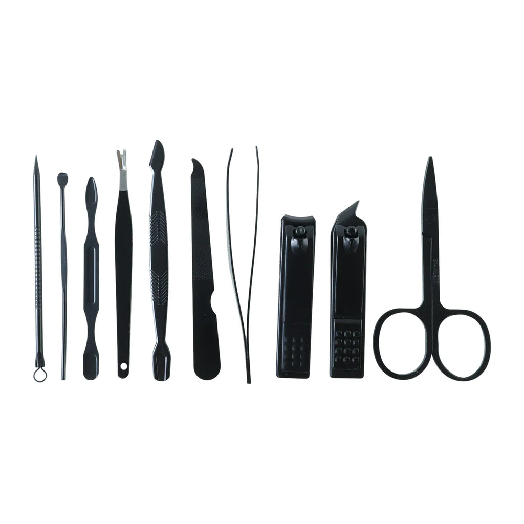 10 In 1 Professional Manicure Pedicure Grooming Kit
