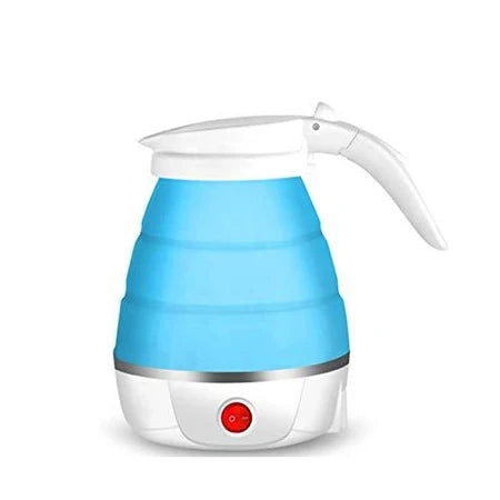 Foldable Silicone Electric Travel Kettle – Collapsible Camping & Travel Water Boiler