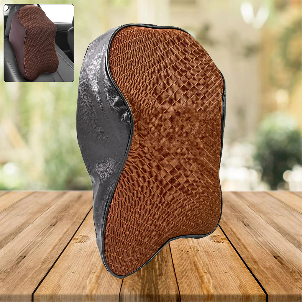 Car Neck Pillow – Memory Foam Head & Cervical Support Cushion for Driving (1 Pc)