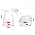Foldable Silicone Electric Travel Kettle – Collapsible Camping & Travel Water Boiler