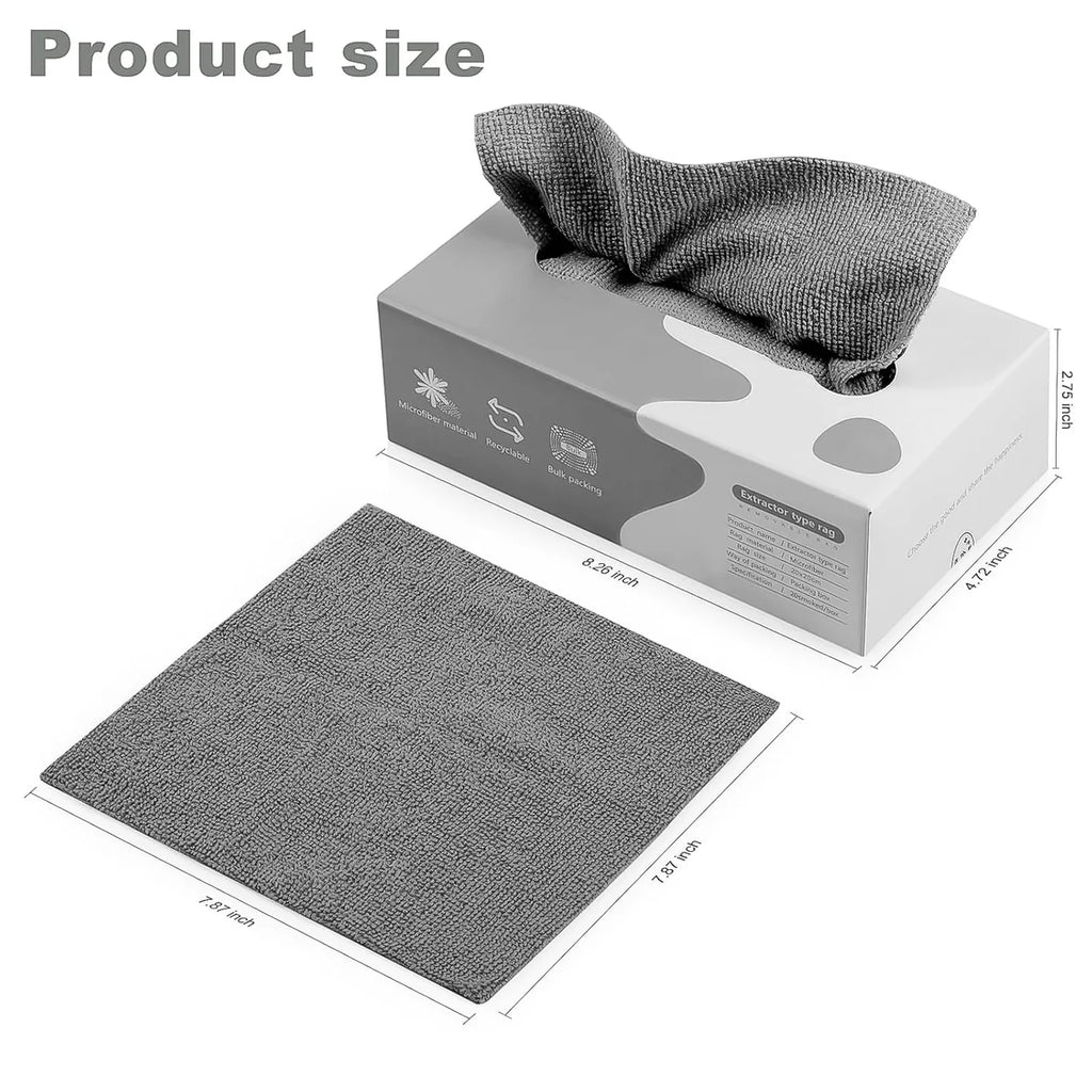 Reusable Magic Microfiber Cleaning Cloths – Thickened Multi-Surface Wipes for Kitchen, Home & Car (20 Pc)